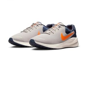 Nike Revolution 7 Light Iron Ore Total Orange Sneakers